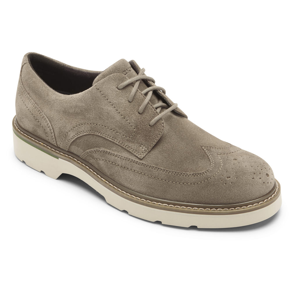 Rockport Sneakers For Mens Grey - Charlee Waterproof Wingtip - MH8052473